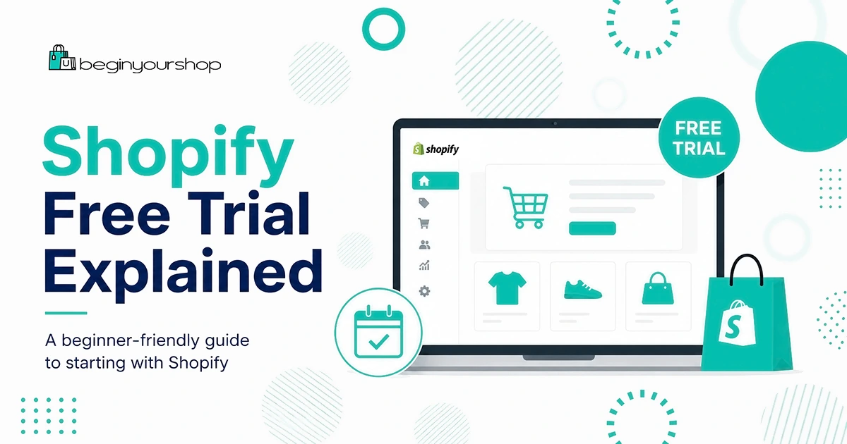 Shopify free trial explained with $1 for 3 months offer